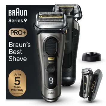 Braun Series 9 Pro+ 9525s Wet & Dry Folienschaber Trimmer Metallisch