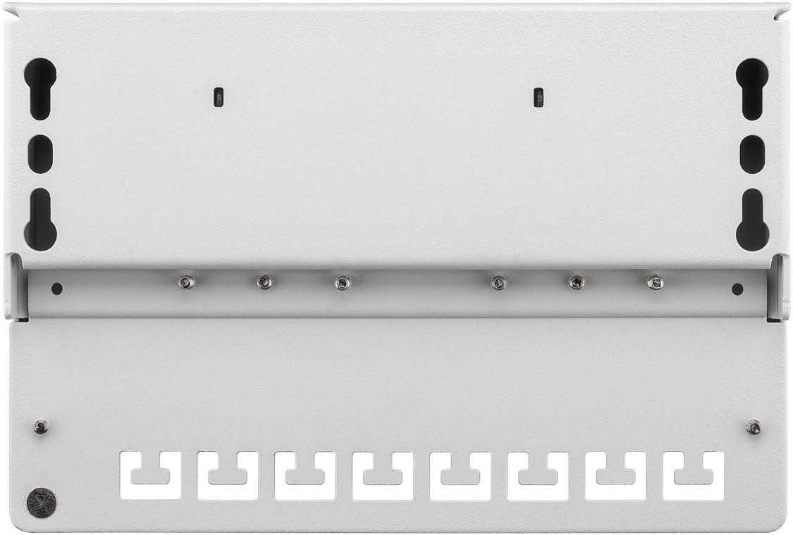 CAT 5e Mini/Desktop Patch Panel, 8 Port, (1 HE)