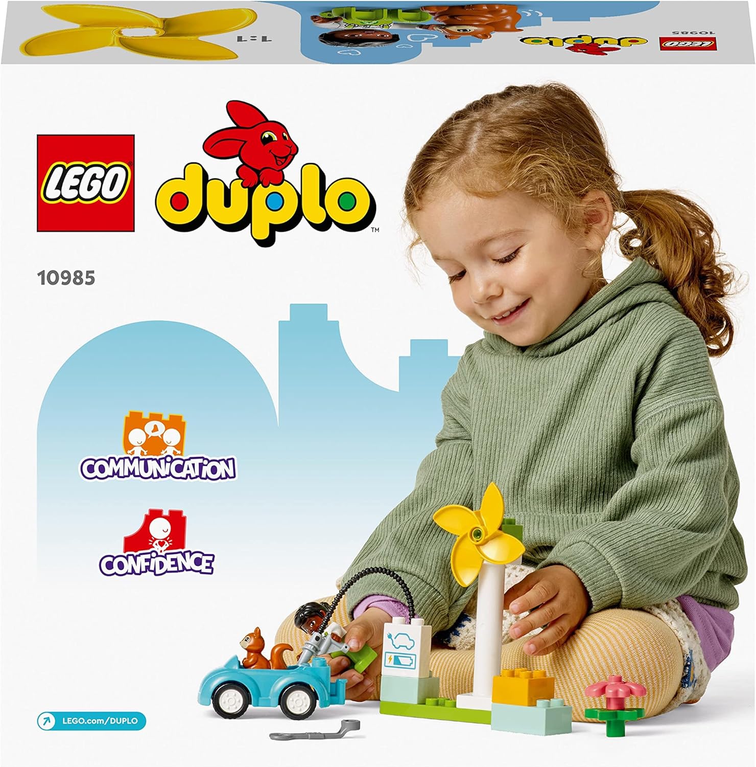 LEGO DUPLO Windrad und Elektroauto                    10985