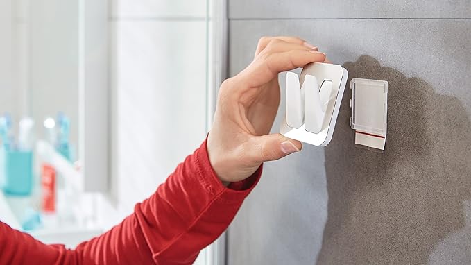 Tesa 59785-00000 - Drinnen - Handtuchhaken - Edelstahl - Weiß - Kunststoff - Edelstahl - Klebestreifen - 3 kg