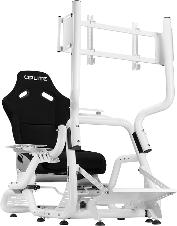 OPLITE Halter für Simracing & Flightsim Zubehör        white retail