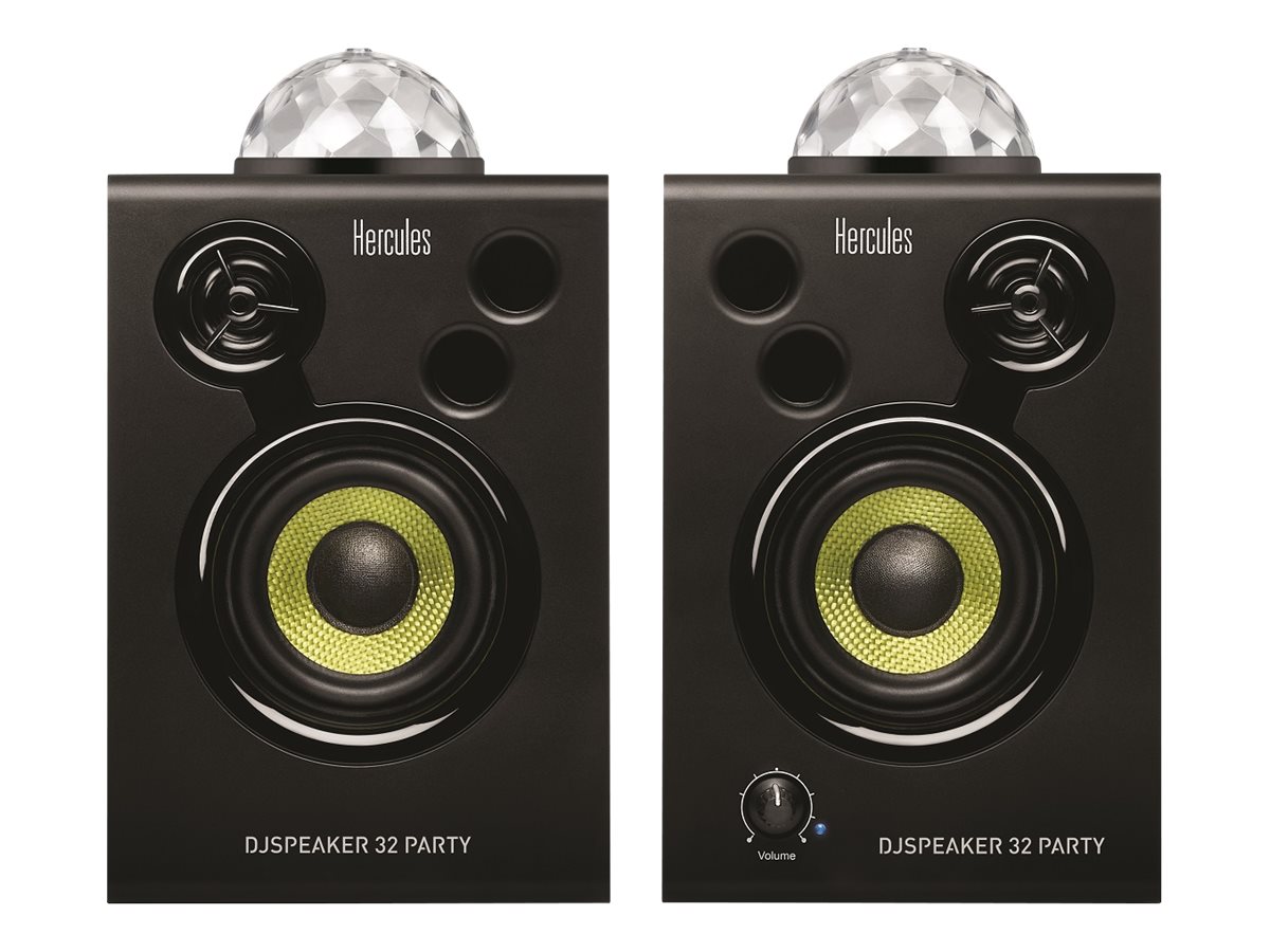Hercules DJ Speaker 32 Party Schwarz Kabelgebunden 30 W