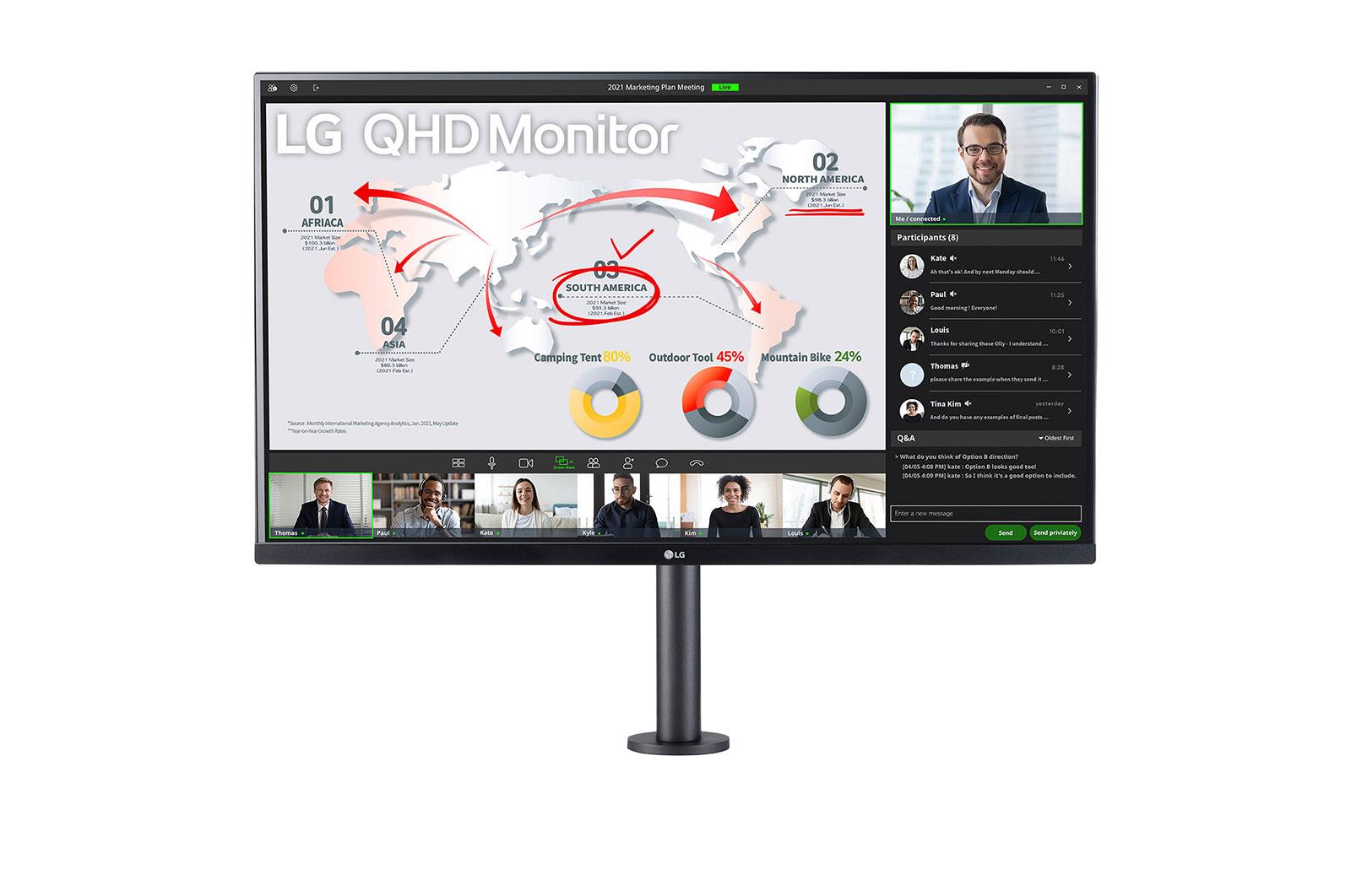 LG 32QP880N 31.5IN LED 2560X1440 - Flachbildschirm (TFT/LCD) - 5 ms