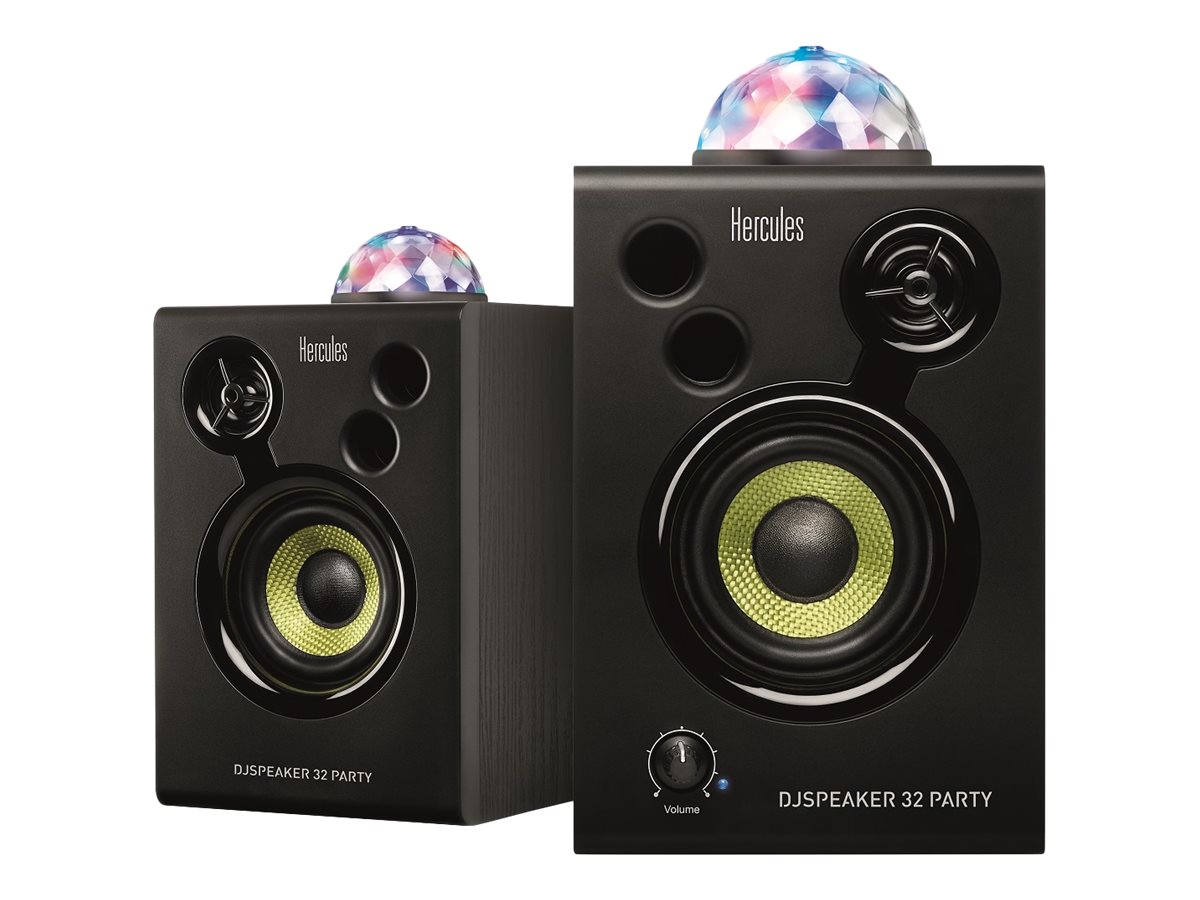 Hercules DJ Speaker 32 Party Schwarz Kabelgebunden 30 W