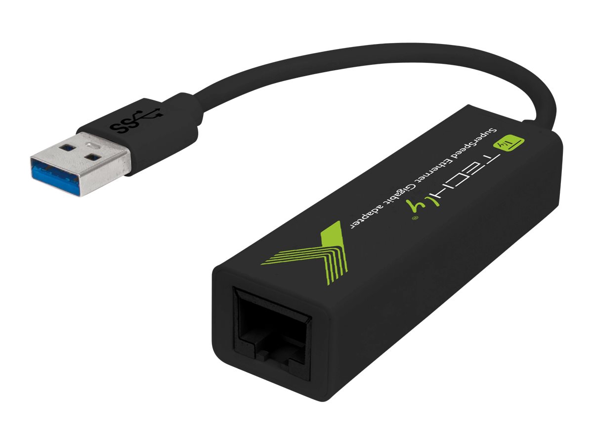 Techly IDATA USB-ETGIGA3T2 RJ-45 USB 2.0 Type-A Schwarz Techly IDATA USB-ETGIGA3T2 RJ-45 USB 2.0 Type-A Schwarz