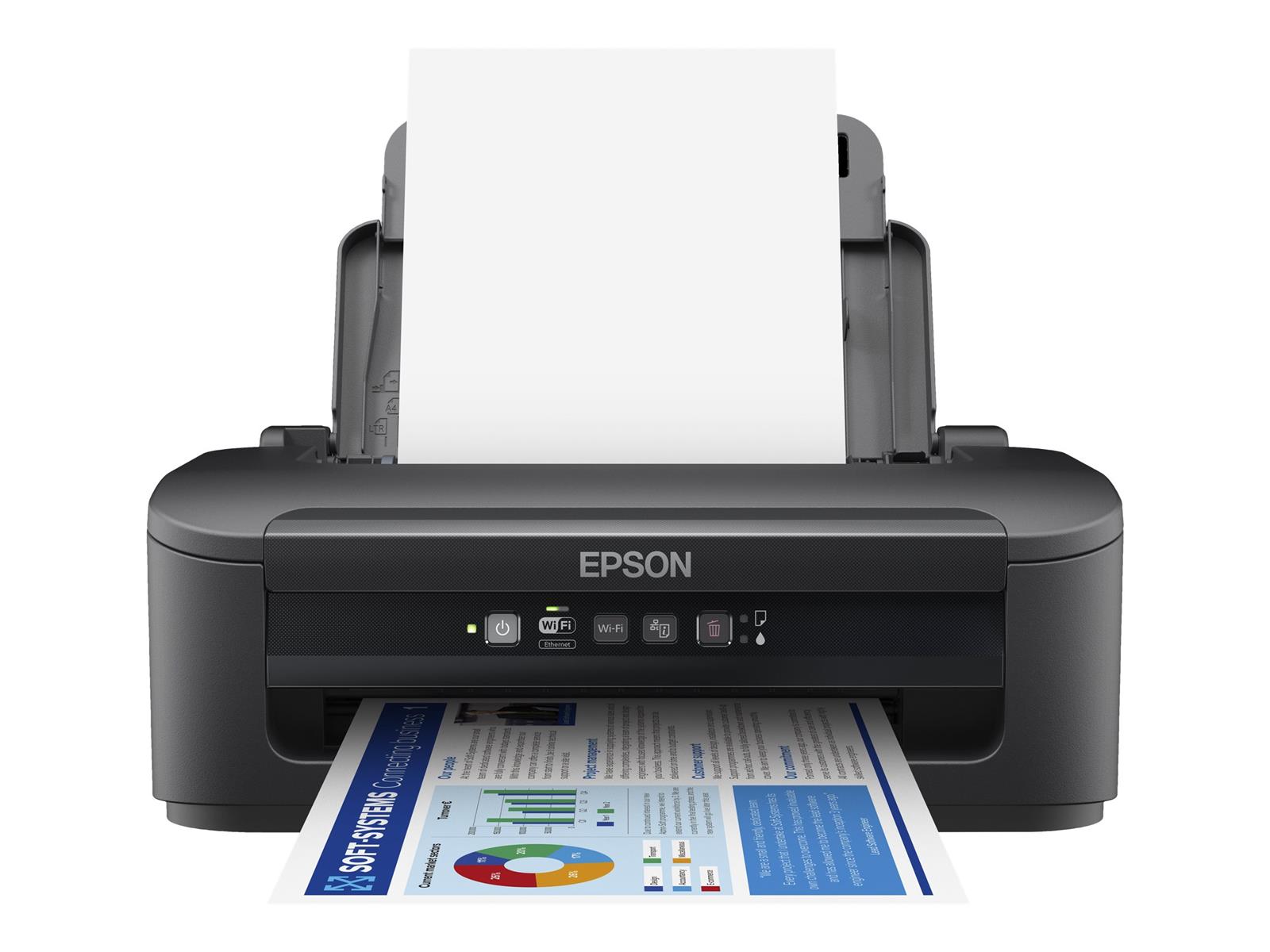 Epson WorkForce WF-2110W - Drucker - Farbe - Tintenstrahl - A4/Legal - 5760 x 1440 dpi - bis zu 9 Seiten/Min. (einfarbig)/