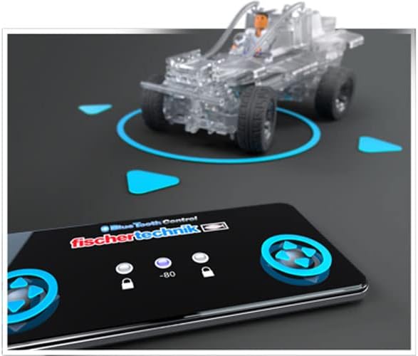 fischertechnik 563931 Plus Fernsteuerung Control Set-die Bluetooth Steuerung für den Modellbau, ab 10 Jahre , Bunt