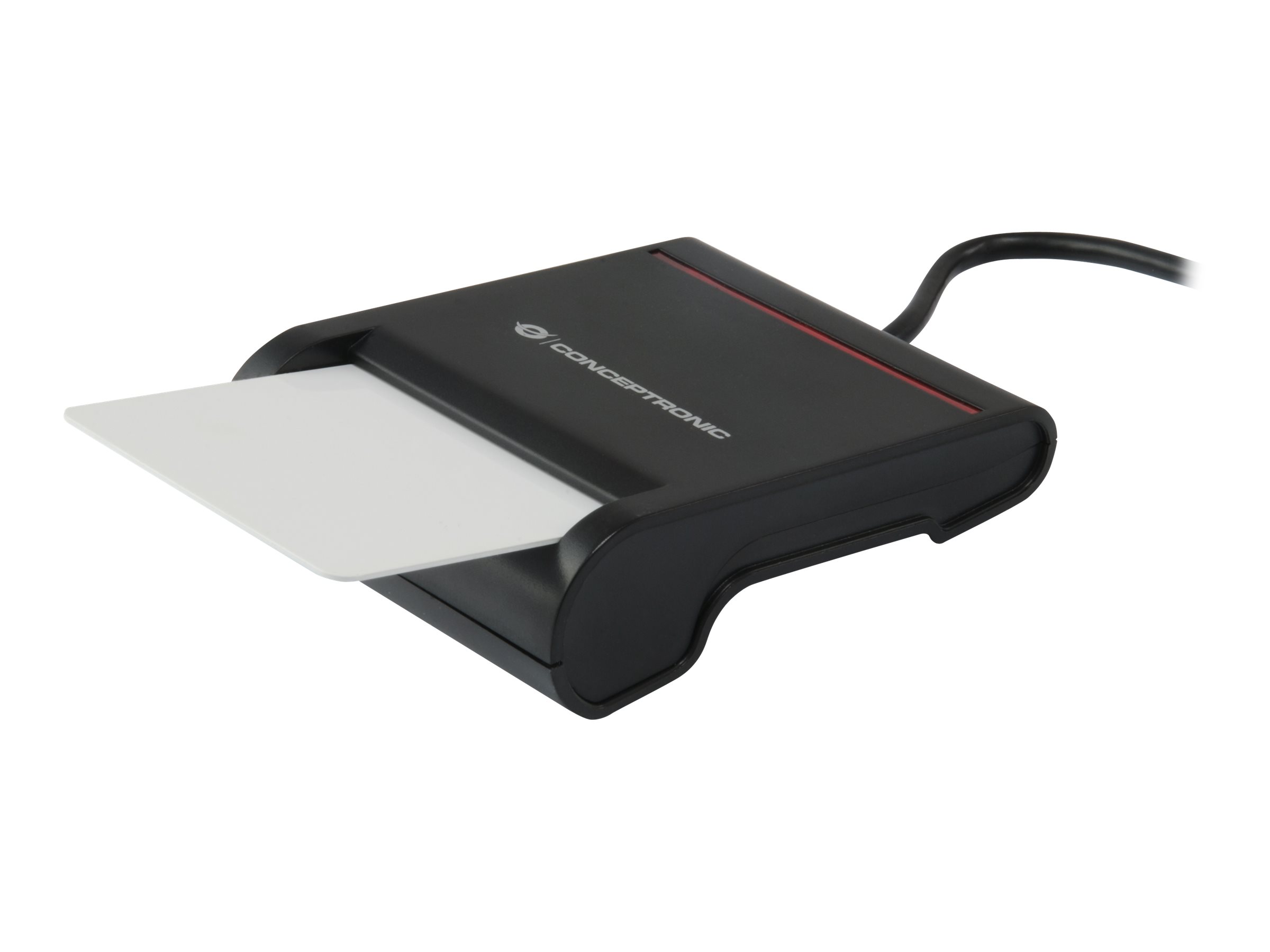 Conceptronic SCR01B Smart-Card-Lesegerät USB USB 2.0 Schwarz