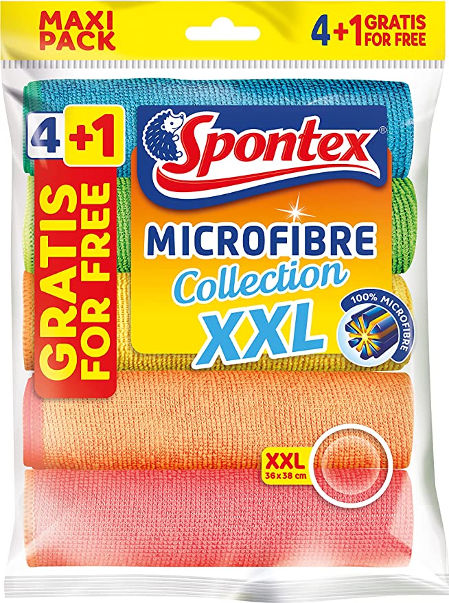 Spontex Allzwecktücher Microfibre Collection XXL 5er Pack Spontex Allzwecktücher Microfibre Collection XXL 5er Pack