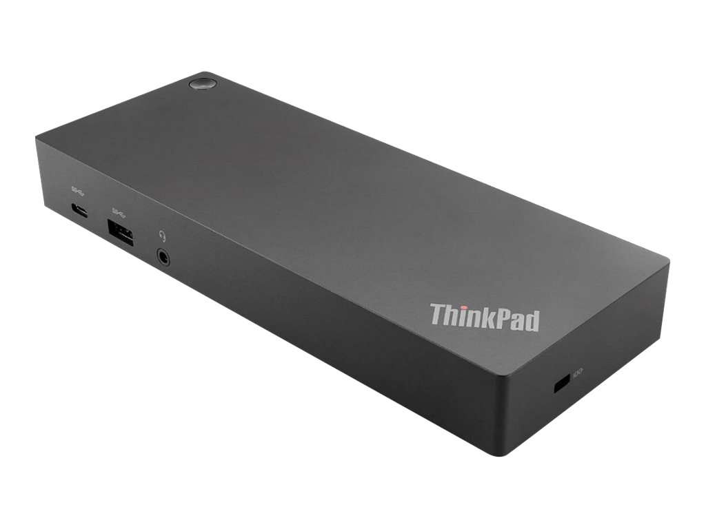 Lenovo 40AF0135EU laptop-dockingstation & portreplikator Kabelgebunden Schwarz