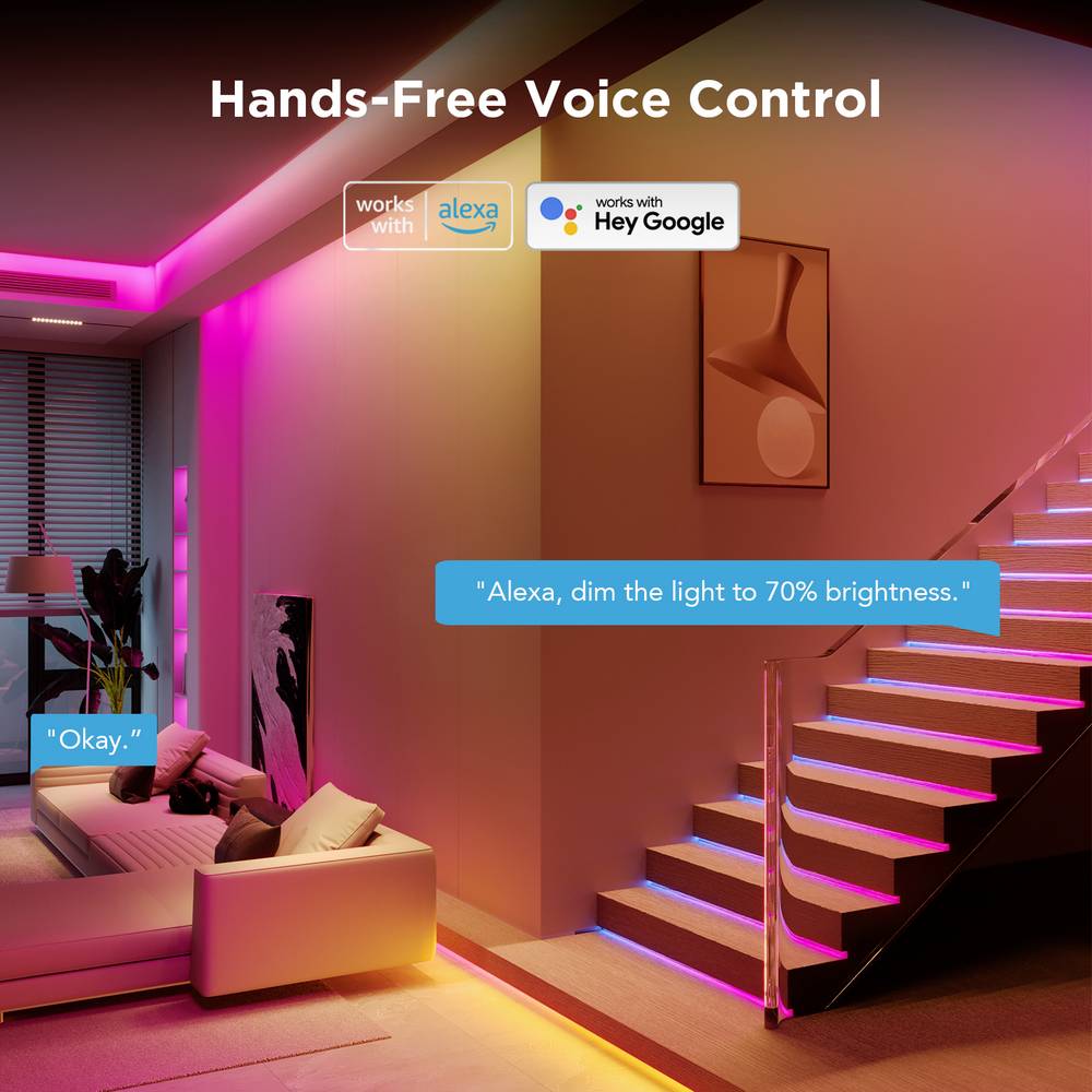 Govee RGBIC LED Strip Light (Wi-Fi, Bluetooth, Matter) 10,0m Govee RGBIC LED Strip Light (Wi-Fi, Bluetooth, Matter) 10,0m