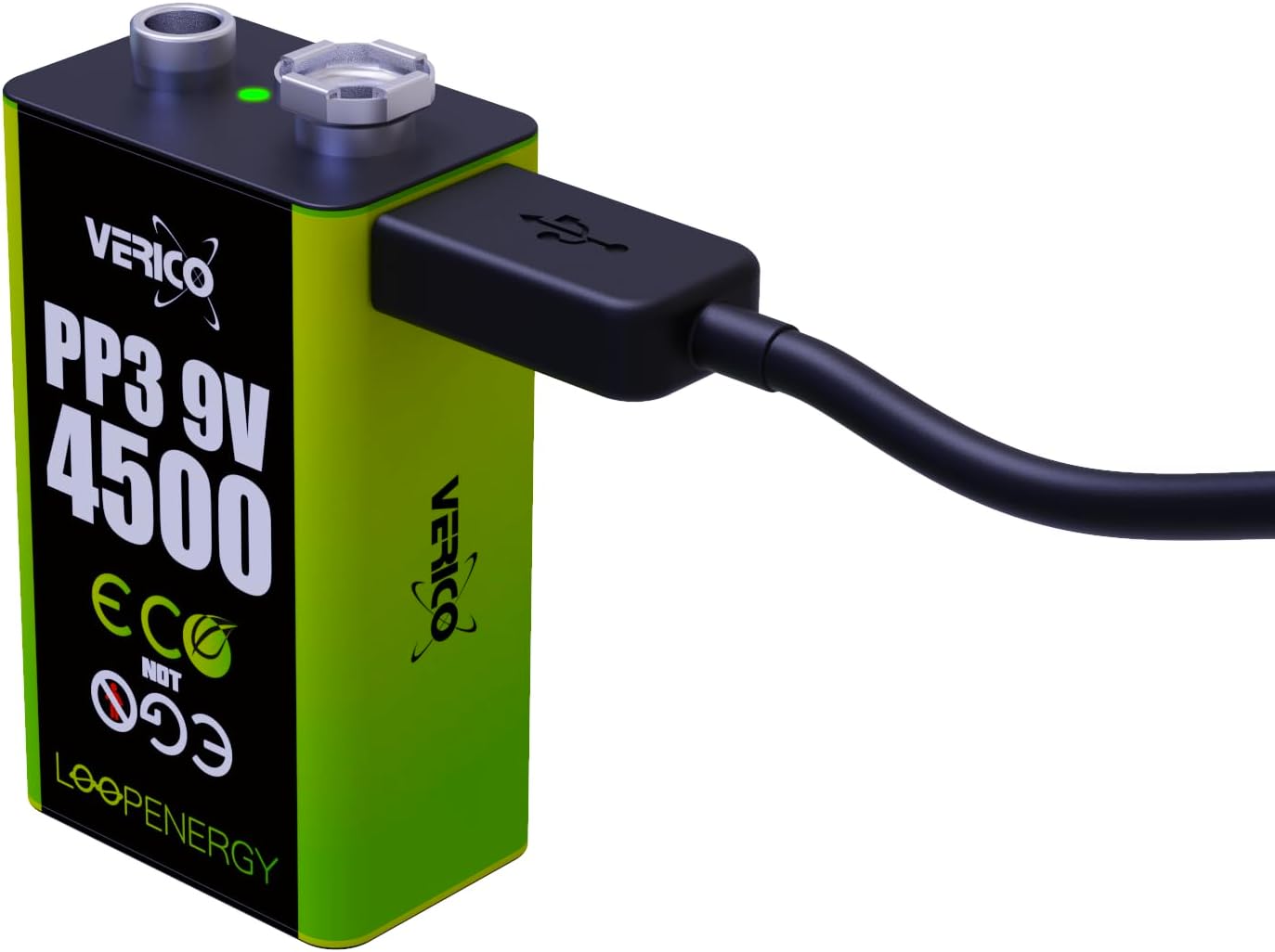 Verico LoopEnergy Li-Ion Akku 9V-Block, USB-C, 2er Pack retail Verico LoopEnergy Li-Ion Akku 9V-Block, USB-C, 2er Pack retail