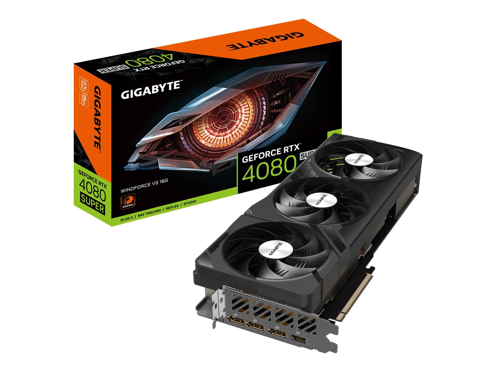 Gigabyte GeForce RTX 4080 SUPER WINDFORCE V2 16G Gigabyte GeForce RTX 4080 SUPER WINDFORCE V2 16G