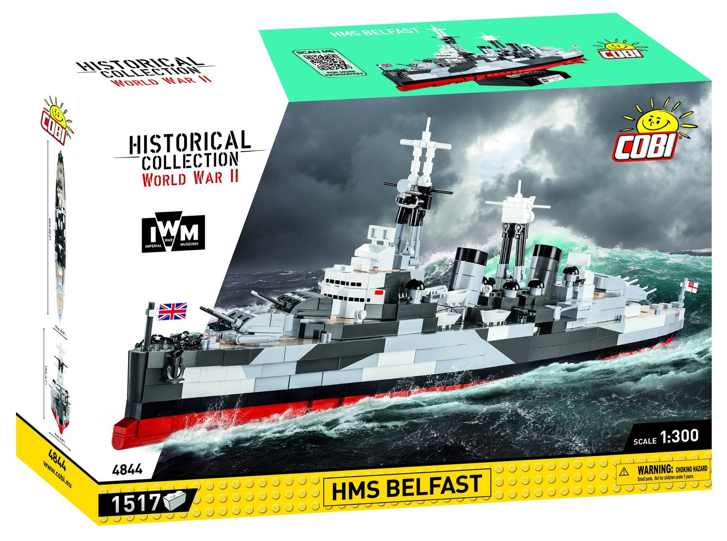 COBI-4844- Konstruktionsspielzeug - HC WWII - HMS BELFAST IWM