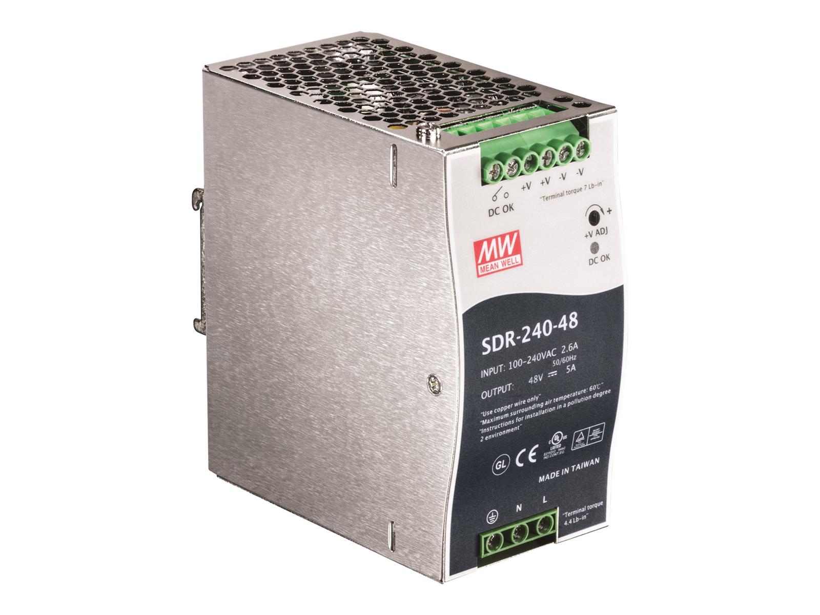 TRENDnet TI-S24048 - Netzteil (DIN-Schienenmontage möglich)
