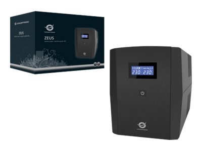 Conceptronic ZEUS04E Unterbrechungsfreie Stromversorgung (USV) Line-Interaktiv 2,2 kVA 1320 W 6 AC-Ausgänge