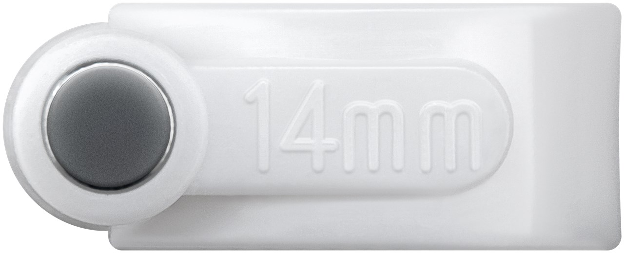 Kabelschelle 14 mm, weiß Kabelschelle 14 mm, weiß