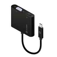 Alogic UCVGHD-ADP - USB Typ-C - HDMI,VGA - Schwarz - Windows 10 - 44 mm - 185 mm