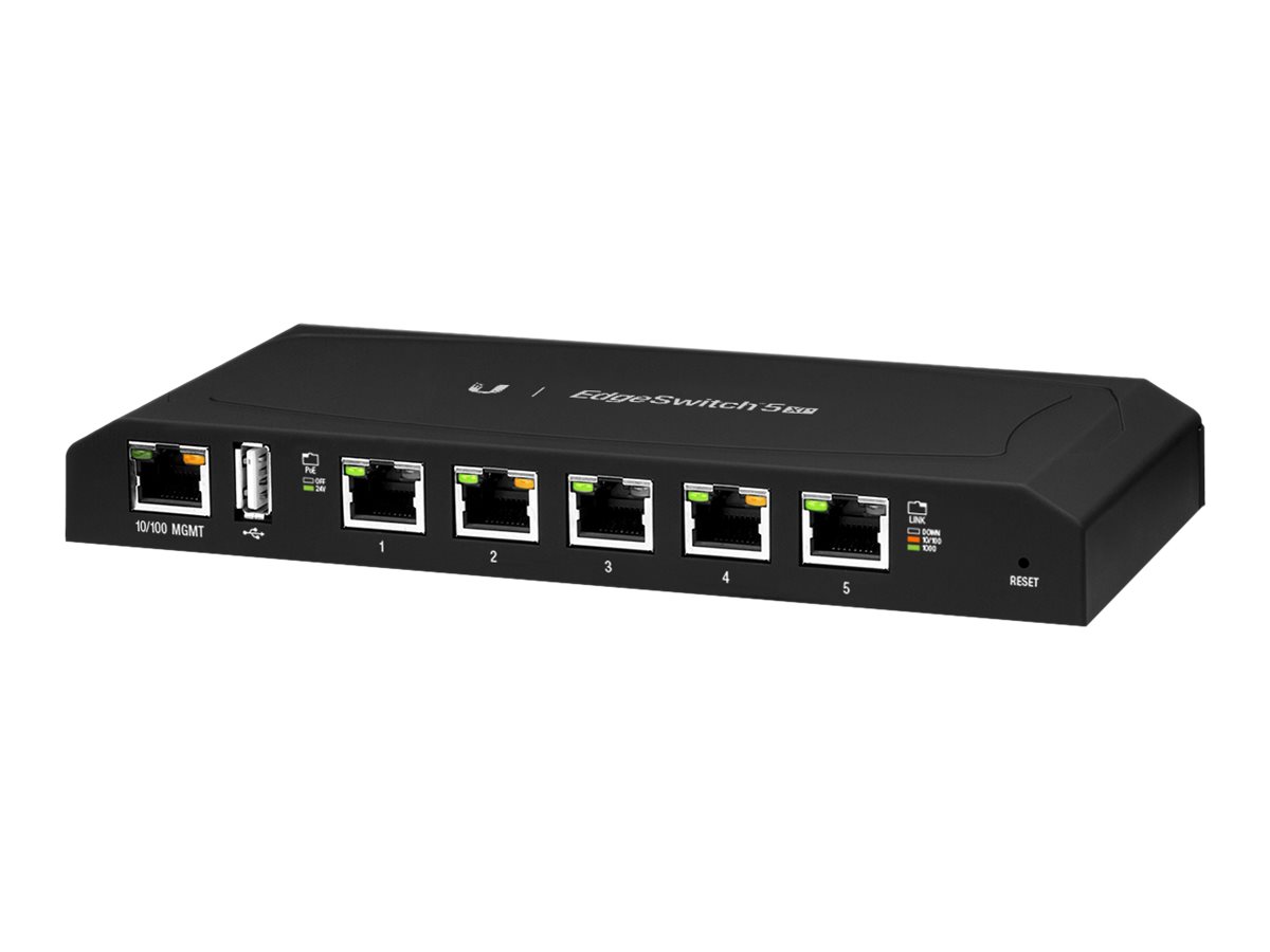 UbiQuiti EdgeSwitch ES-5XP - Switch - managed - 5 x 10/100/1000 (PoE) UbiQuiti EdgeSwitch ES-5XP - Switch - managed - 5 x 10/100/1000 (PoE)