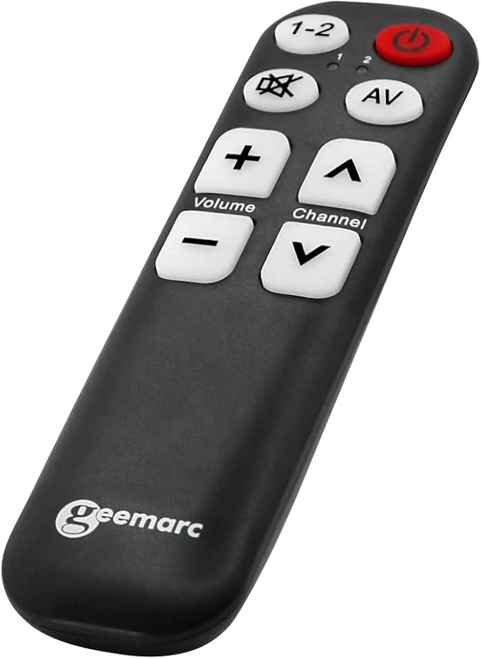 Geemarc TV-5  Universalfernbedienung lernfähig große Schrift