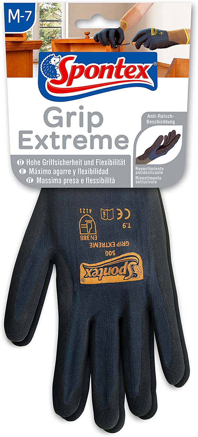Spontex Arbeitshandschuhe Grip Extreme Gr. XL f. sortiert