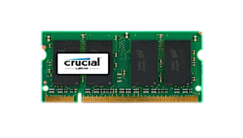 Crucial 1GB DDR2 SODIMM Speichermodul 1 x 1 GB 800 MHz