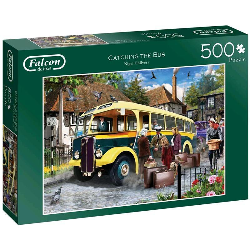 11260 - Falcon Deluxe - Catching The Bus - 500 Teile Puzzle
