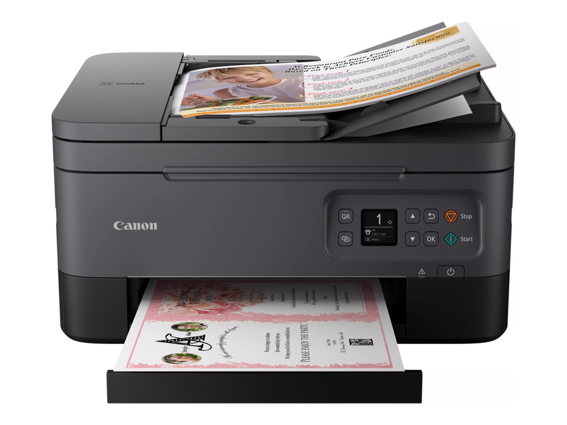 Canon PIXMA TS7450i 3-in-1 WLAN-Farb-Multifunktionssystem, Schwarz