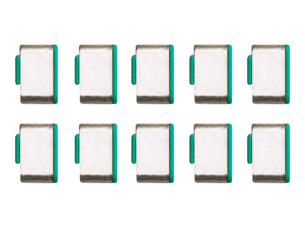 Lindy 40438 Schnittstellenblockierung USB Typ-C Grün 10 Stück(e)