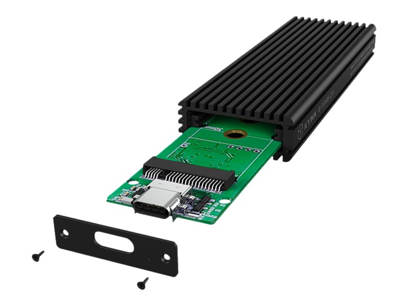 ICY BOX IB-1816M-C31 SSD-Gehäuse Schwarz U.2