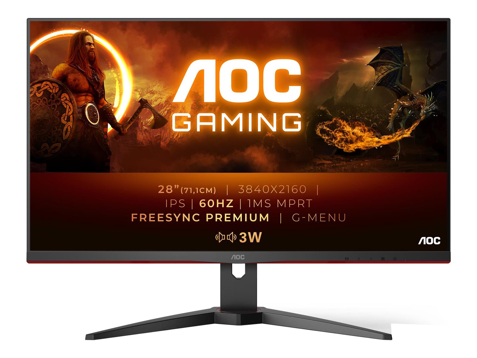 AOC U28G2AE/BK