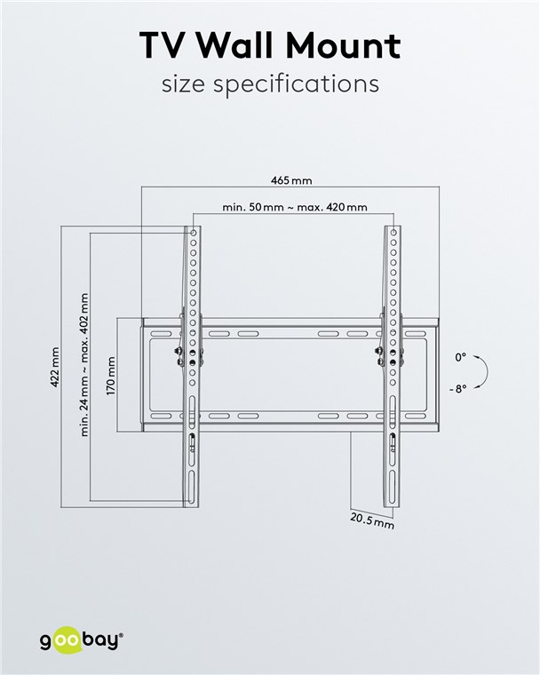 TV-Wandhalterung Basic TILT (M) TV-Wandhalterung Basic TILT (M)