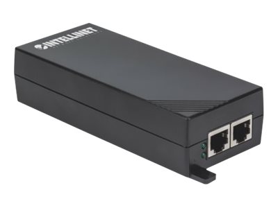 Intellinet Gigabit High-Power PoE+ Injektor, 1 x 30 Watt-Port, IEEE 802.3at/af Power over Ethernet (PoE+/PoE), Kunststoffgehäuse