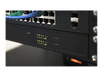 Intellinet 8-Port Gigabit Ethernet PoE+ Web-Managed AV Switch with 2 SFP Uplinks, Eight Rear-Facing PoE+ ports, IEEE 802.3at Power over Ethernet (PoE+)