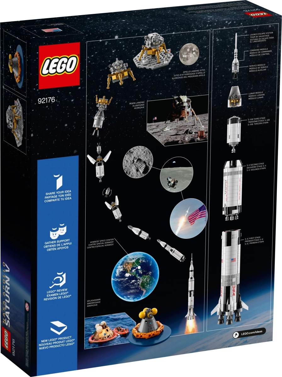 92176 LEGO Ideas - NASA Apollo Saturn V