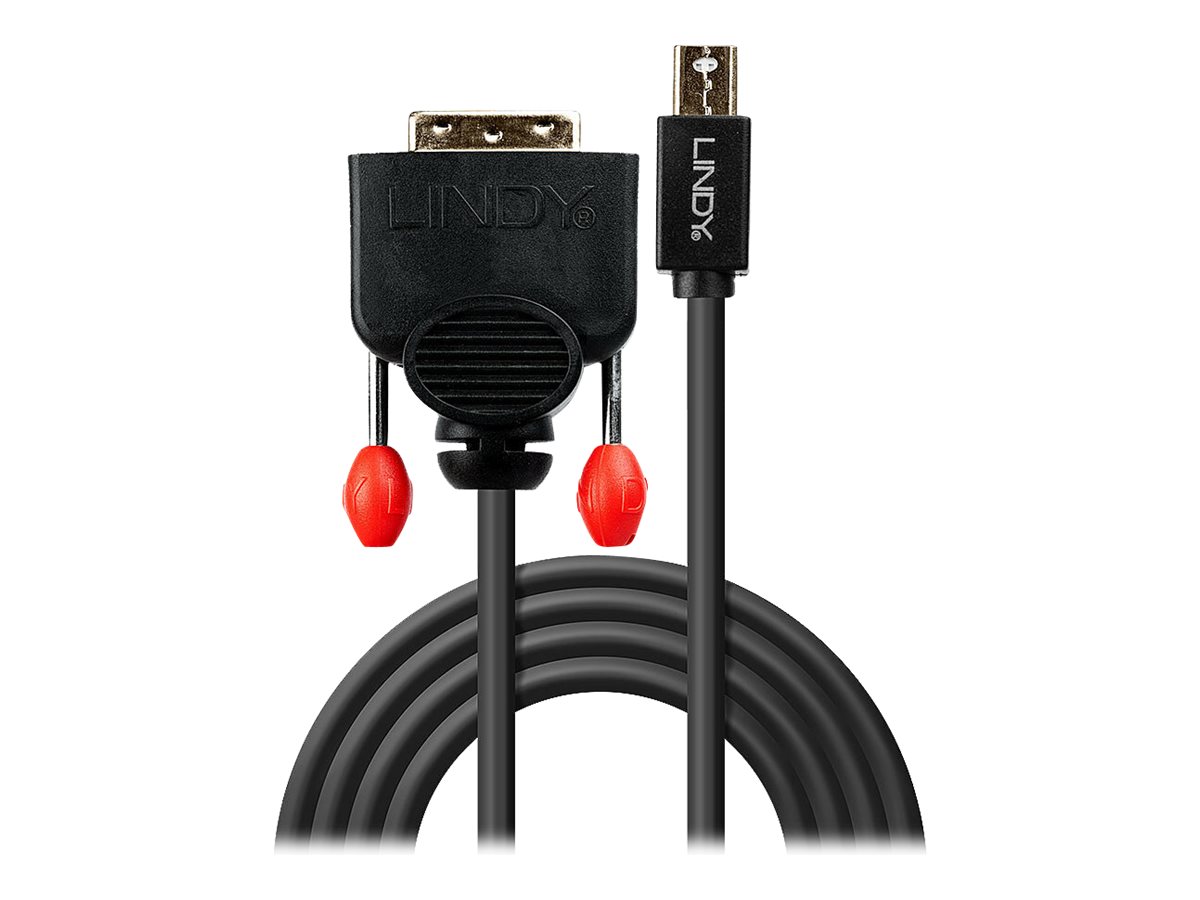 Lindy 41951 Videokabel-Adapter 1 m Mini DisplayPort DVI-D Schwarz