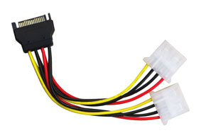 Lindy SATA Power Adapter Cable SATA-Kabel 0,15 m