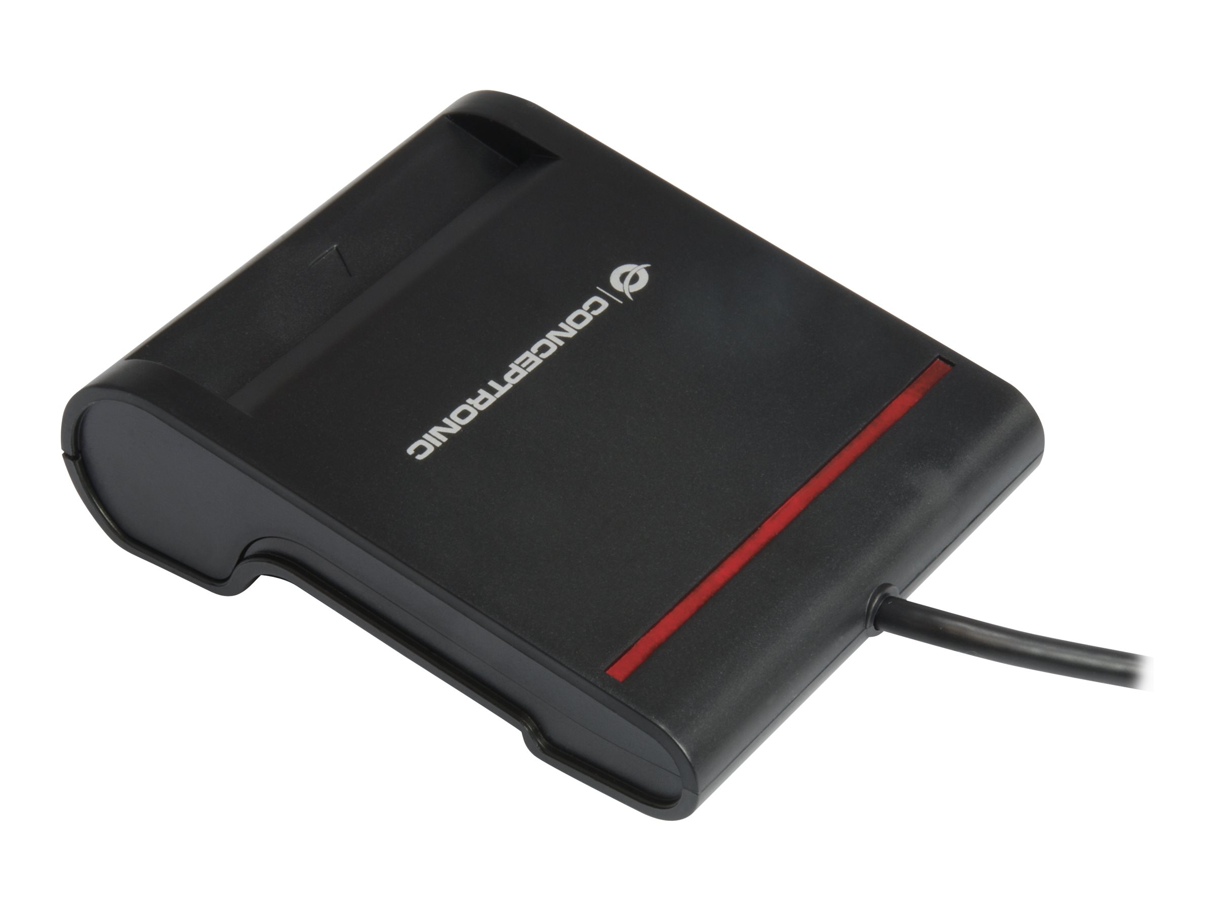 Conceptronic SCR01B Smart-Card-Lesegerät USB USB 2.0 Schwarz