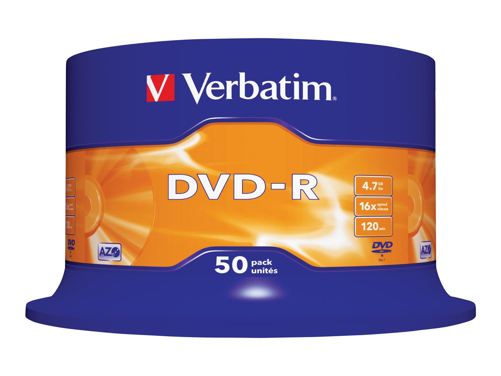 Verbatim DVD-R Matt Silver 4,7 GB 50 Stück(e)