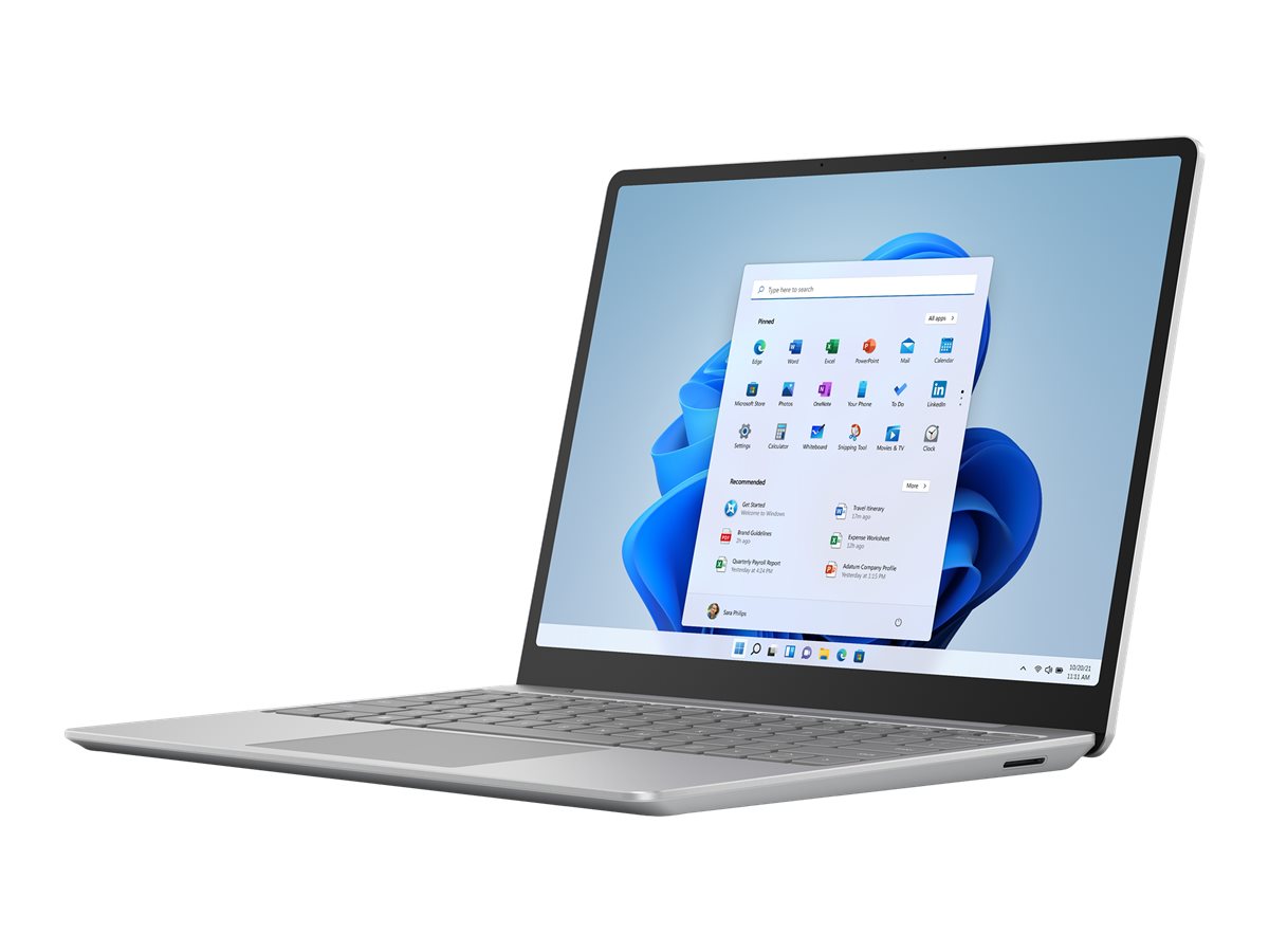 Microsoft Surface Laptop Go 2 - Intel Core i5 1135G7 - Win 11 Pro - Iris Xe Graphics - 8 GB RAM - 256 GB SSD - 31.5 cm (12.4")