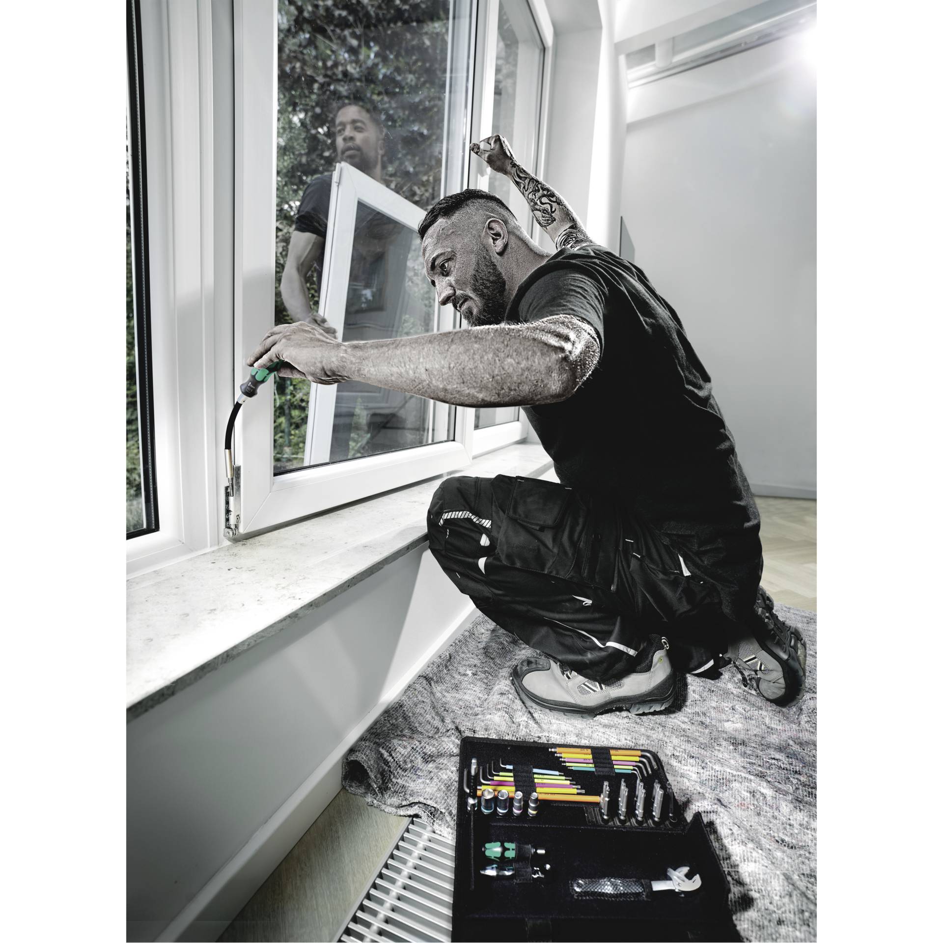 Wera 393 S Bits-Handhalter extra Slim m. flexiblem Schaft