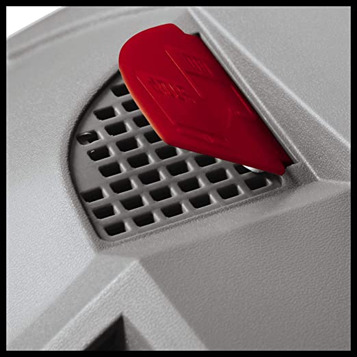 Einhell Elektro Rasenmäher GC-EM 1536 (1.500W, 36cm Schnittbr., 38L Fangbox, 25-65mm Schnitth., klappb. Führungsholm, leicht und robust) Schwarz, Rot