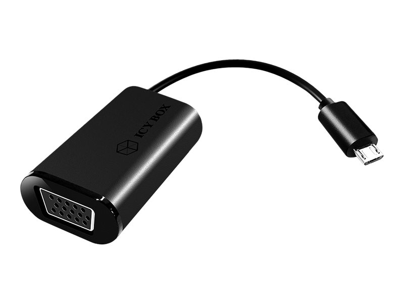 ICY BOX IB-AC518 USB-Grafikadapter Schwarz