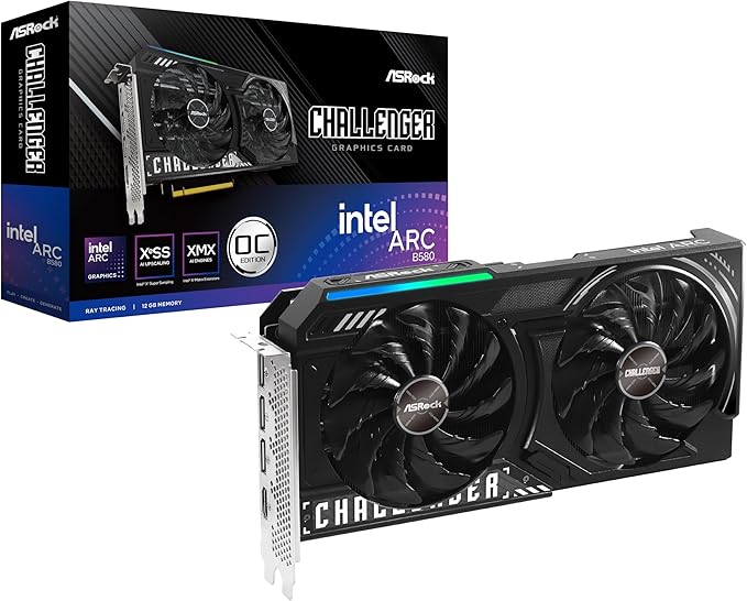 ASRock Intel ARC B580 CL 12GO VGA Card ASRock Intel ARC B580 CL 12GO VGA Card
