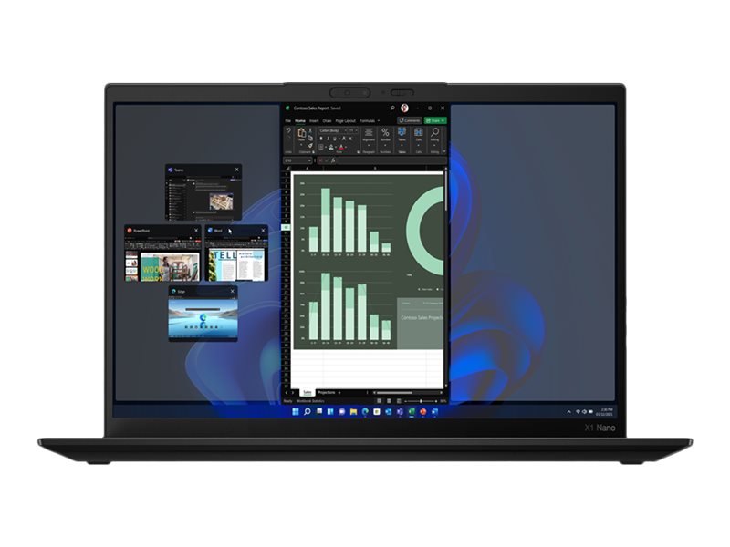 Lenovo ThinkPad X1 Nano Gen 2 21E8 - Intel Core i7 1260P / 2.1 GHz - Evo - Win 10 Pro 64-Bit (mit Win 11 Pro Lizenz)