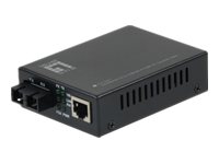 LevelOne FVT-2401 Netzwerk Medienkonverter 100 Mbit/s 1310 nm Einzelmodus Schwarz