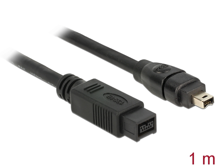 DeLOCK FireWire A/B, 1.0m 1 m Grau