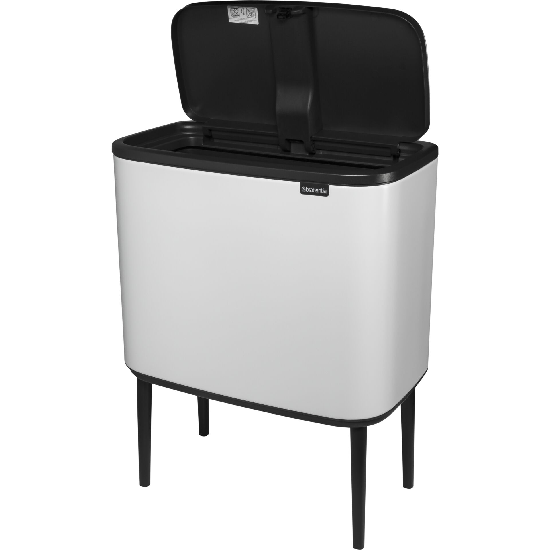 Brabantia Mülleimer Bo Touch Bin 36 L, weiss