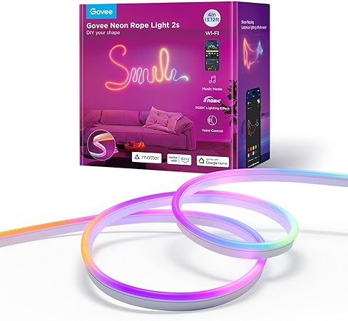Govee RGBIC LED Neon Strip Light 4,0m white