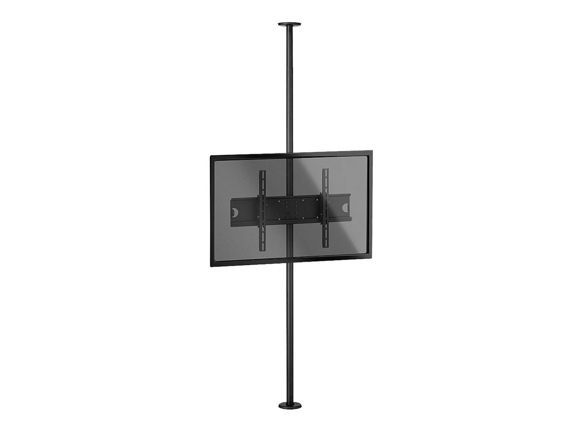 Lindy Befestigungskit (Decke-zu-Boden-Montage) - Free Standing - für Flachbildschirm - Metall, Stahl - Schwarz - Bildschirmgröße: 94-152.4 cm (37"-60")